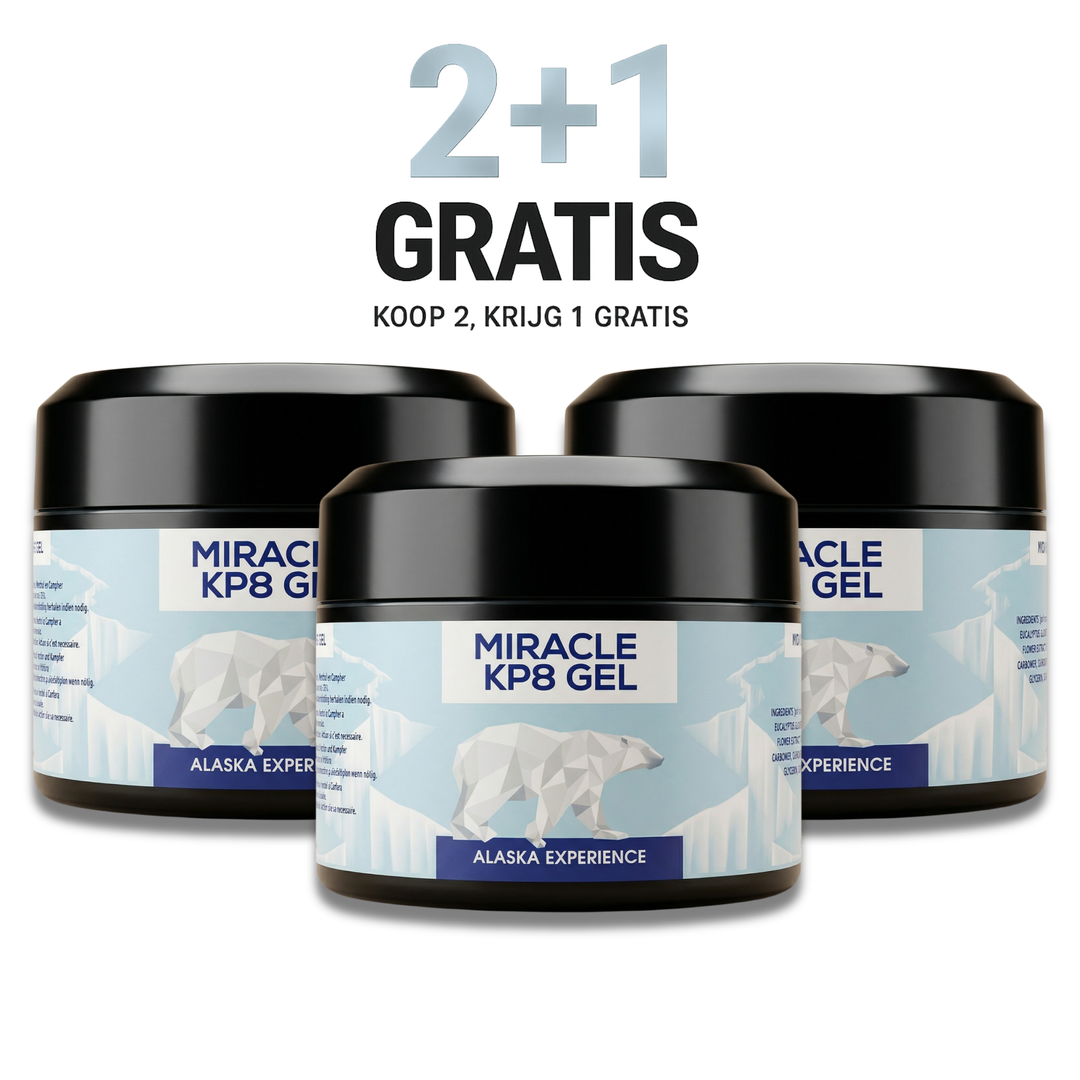 Miracle KP8 spier & gewrichtsgel – 250ml - 2+1 Gratis