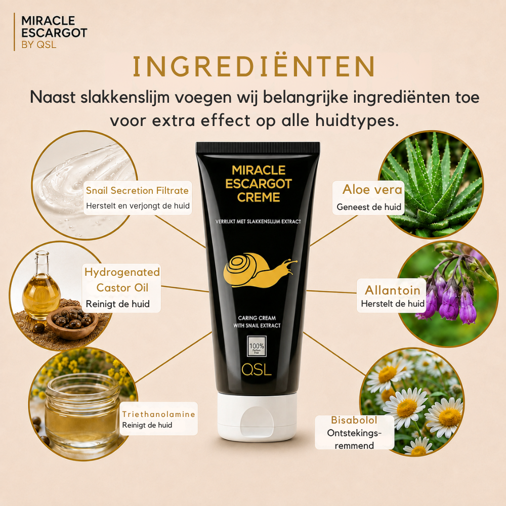 Crème aux escargots Miracle Escargot – 200 ml