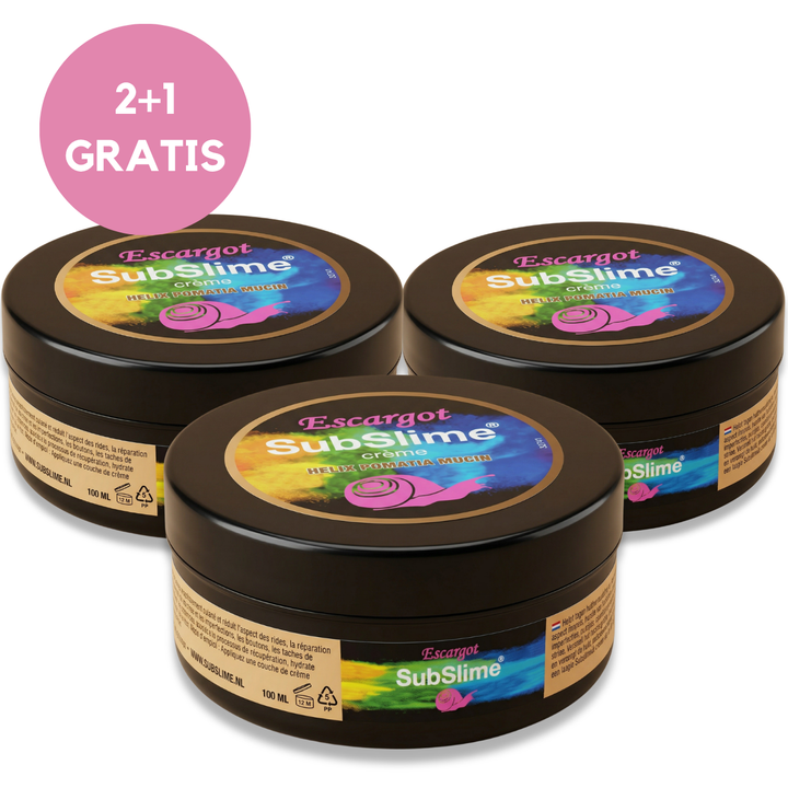 Escargot “Blue Label” (Dagcrème) SubSlime Slakkencrème – 100ml - 2+1 Gratis
